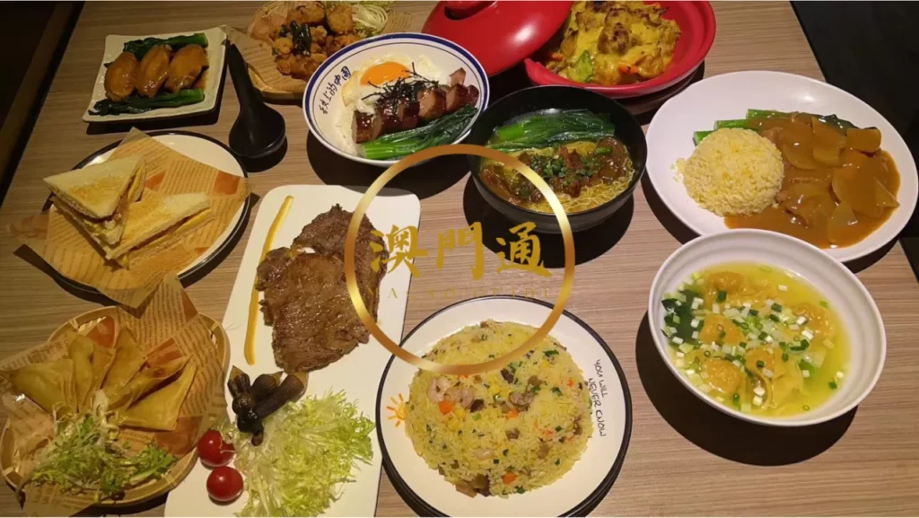 澳门桑拿免费自助餐：多款主食小食和汤品