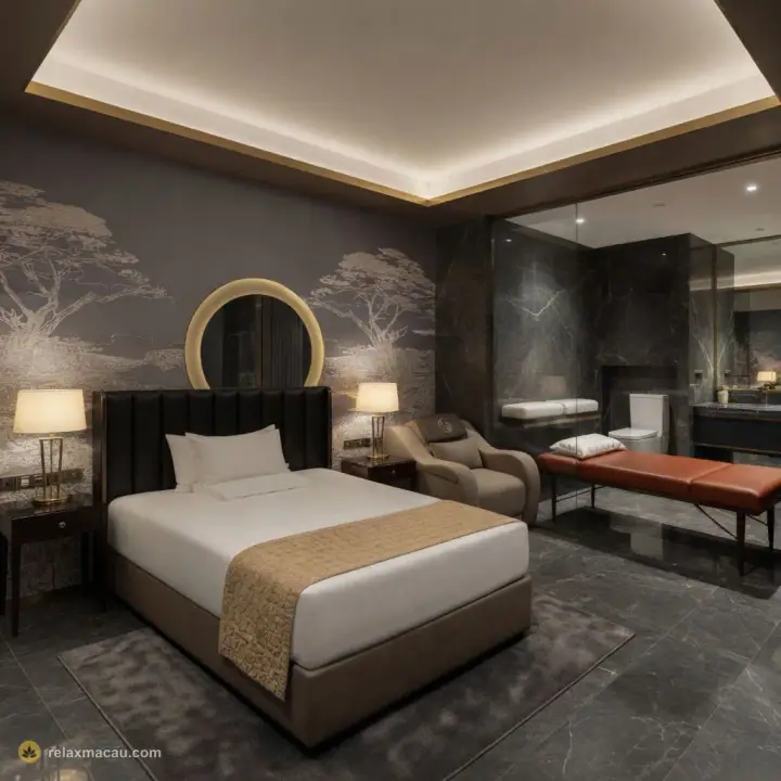 Manhao Spa tree-mural luxury suite