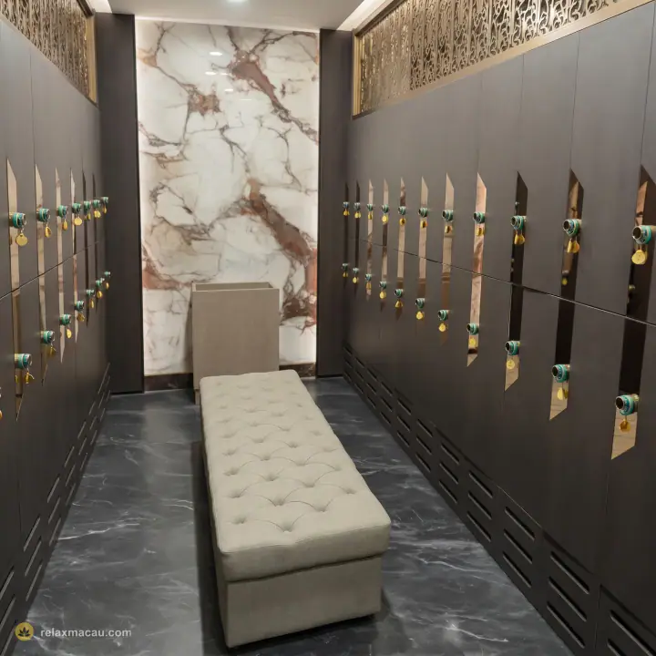 Manhao Spa marble changing room