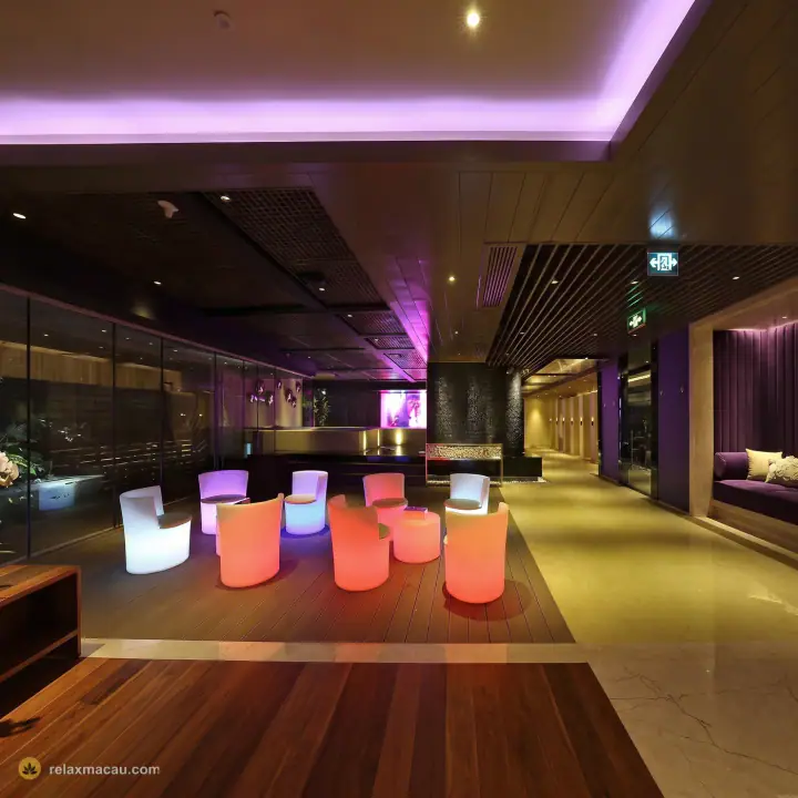 Number One Sauna LED lounge