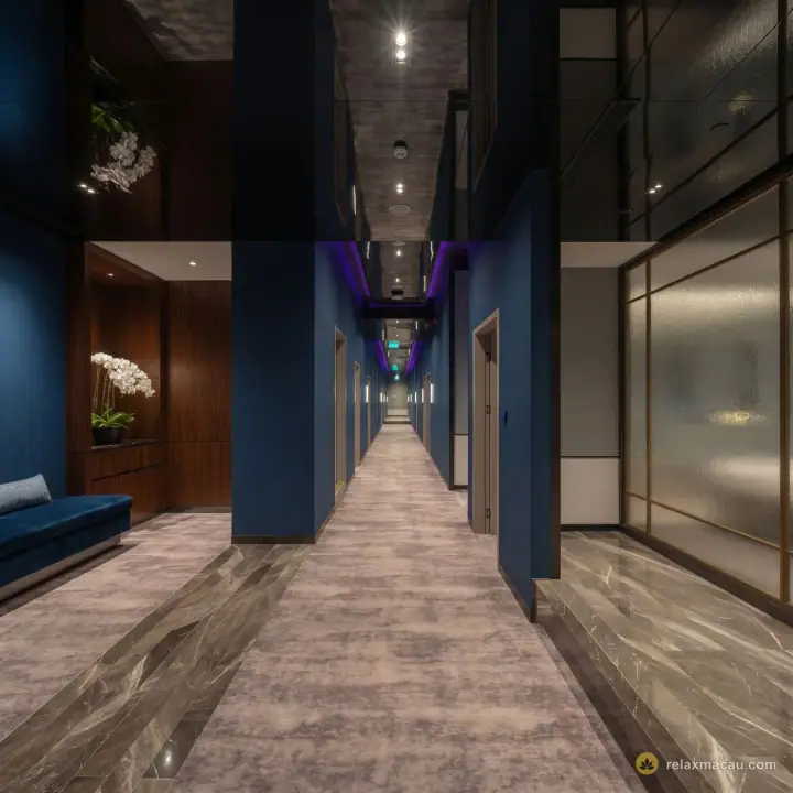 Shang Pin Spa private-room corridor