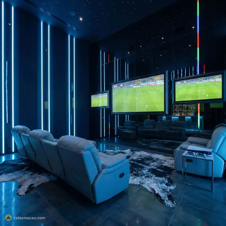 M Club sports-TV lounge