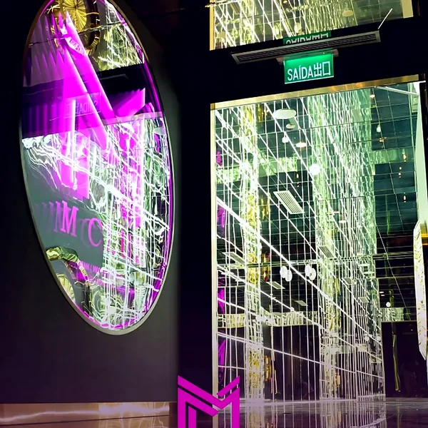 Neon entrance photo